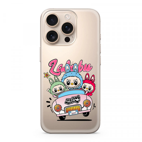 Futrola ULTRA TANKI PRINT CLEAR za iPhone 16 Pro (6.3) LBB004
