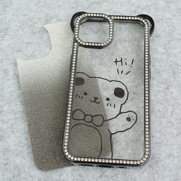 Maska HiBear za iPhone 13 ljubicasta