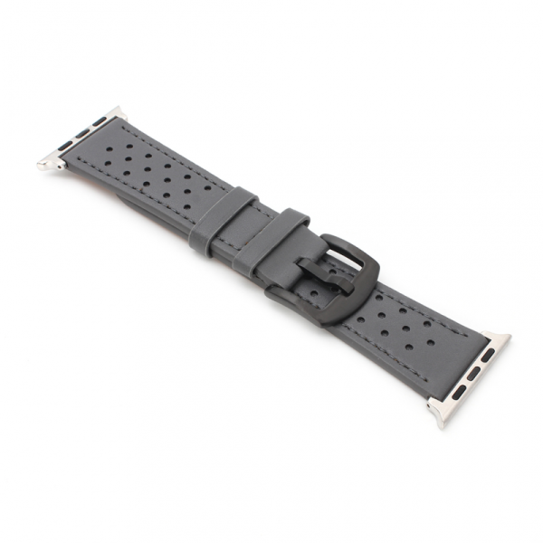 Narukvica rift kozna za Apple watch 42mm siva