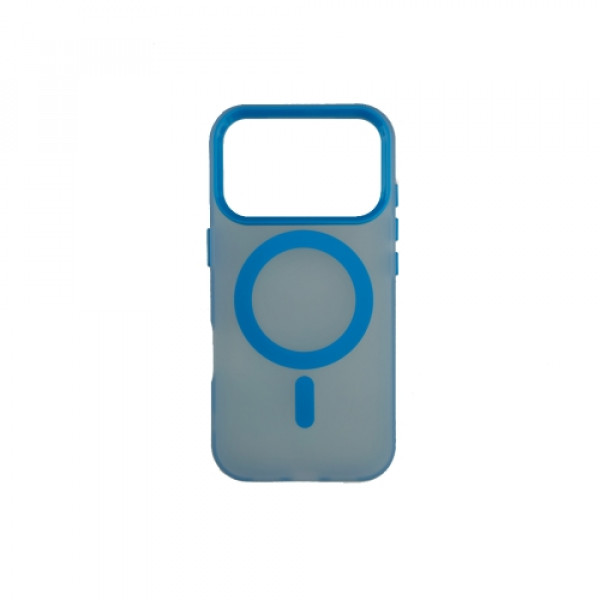 Silikonska futrola Magsafe FLURO COLOR Iphone 17 Pro Max PLAVA