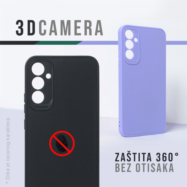 Maska 3D Camera za Samsung A07/ A075F tamno plava