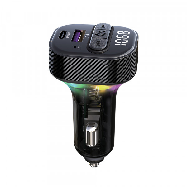 FM modulator Superior C50 5V 3.1A PD 30W crni