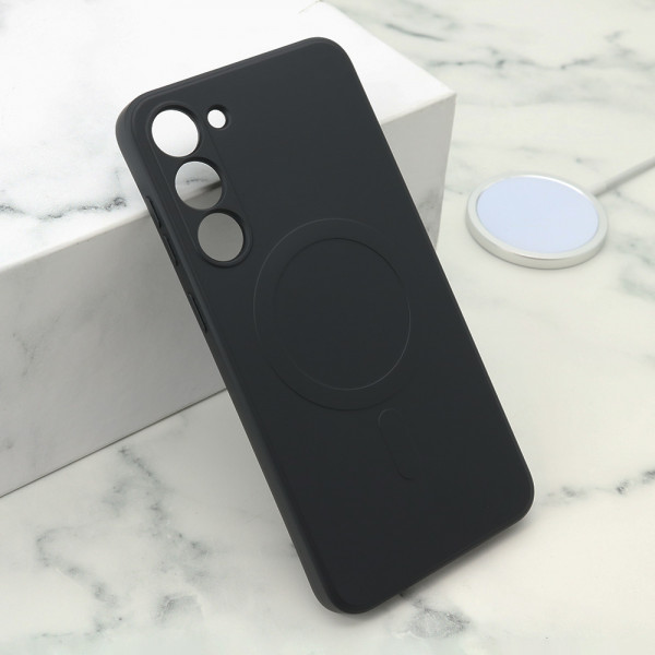 Futrola VELVET TOUCH MagSafe za Samsung S916B Galaxy S23 Plus crna