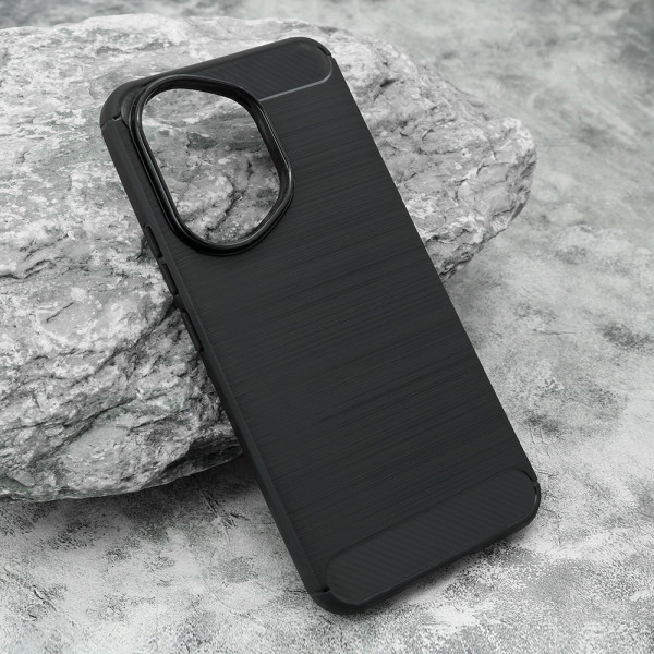 Futrola silikon BRUSHED za Honor 400 crna