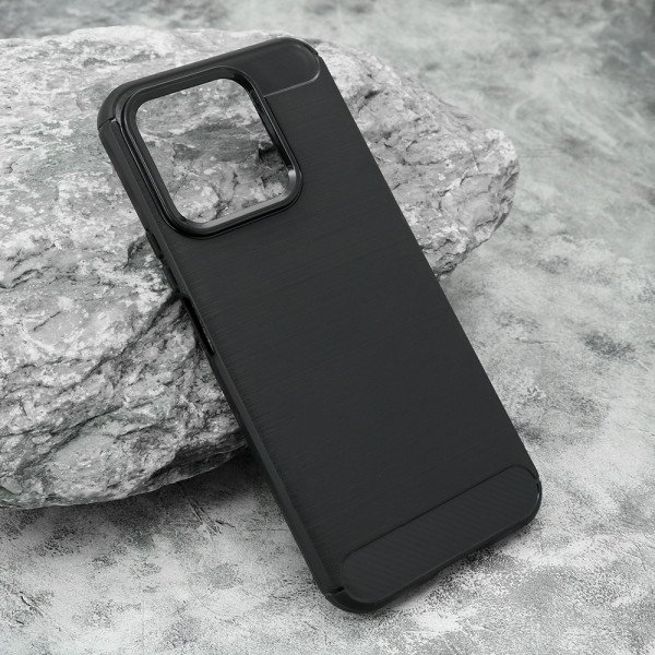 Futrola silikon BRUSHED za Honor X8c crna