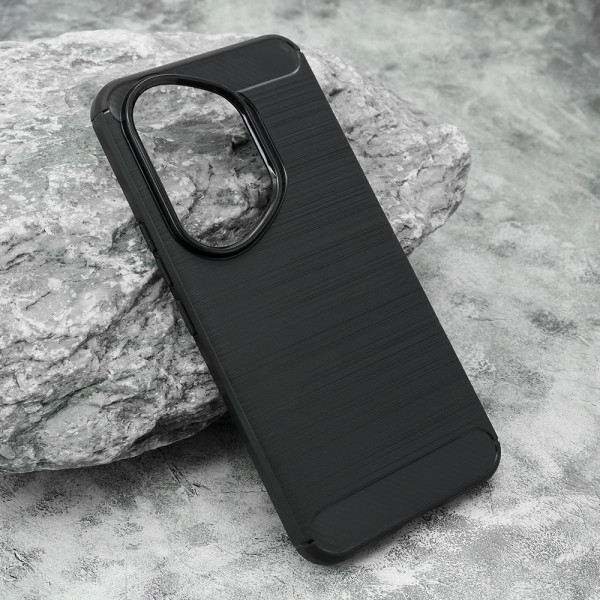 Futrola silikon BRUSHED za Honor 400 Pro crna