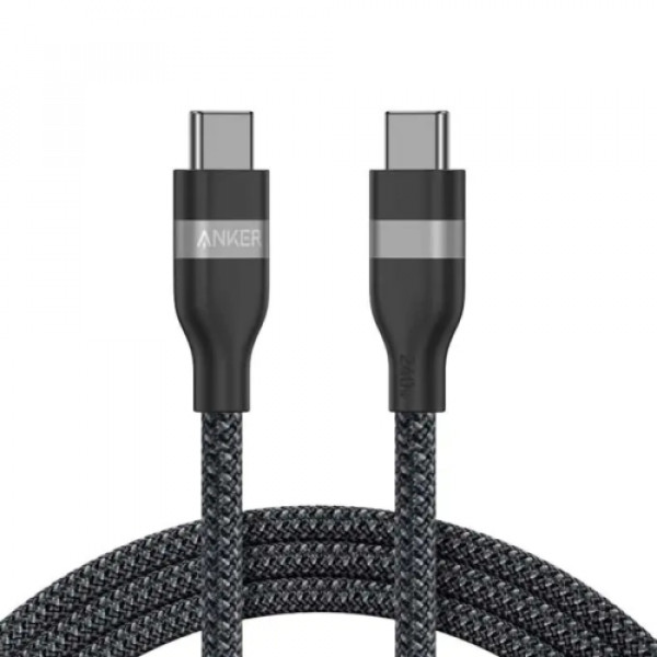 ANKER Type C na Type C kabl 1,8m 240W CRNI