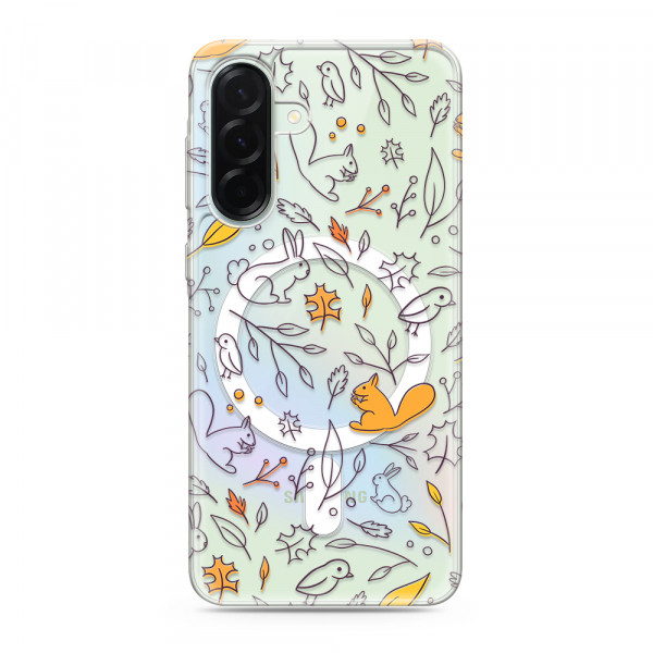 Futrola silikonska PRINT MagSafe za Samsung A366B Galaxy A36 5G autumn