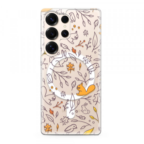 Futrola silikonska PRINT MagSafe za Samsung S938B Galaxy S25 Ultra 5G autumn