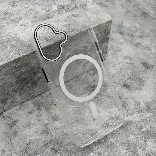 Futrola COLOR RING MagSafe za iPhone 17 (6.3) bela