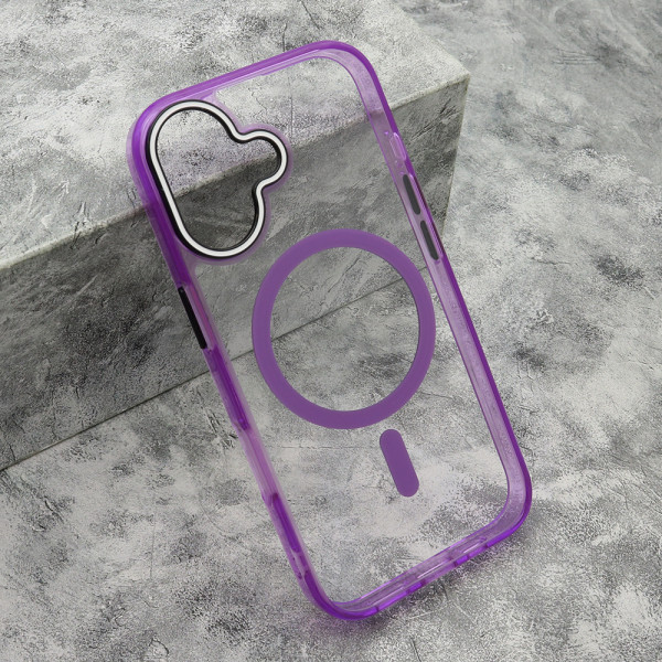 Futrola COLOR RING MagSafe za iPhone 17 (6.3) ljubicasta
