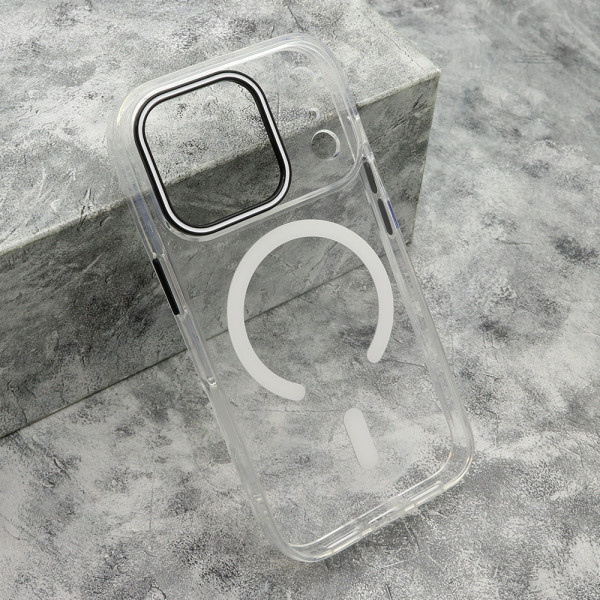 Futrola COLOR RING MagSafe za iPhone 17 Pro (6.3) bela