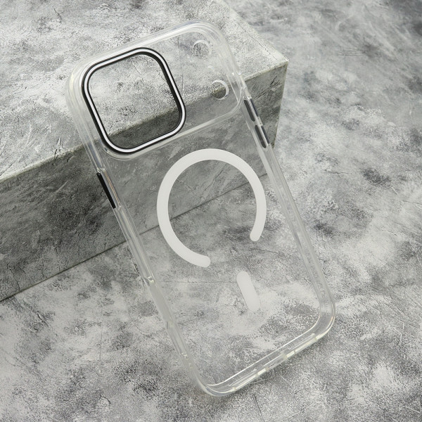 Futrola COLOR RING MagSafe za iPhone 17 Pro Max (6.9) bela