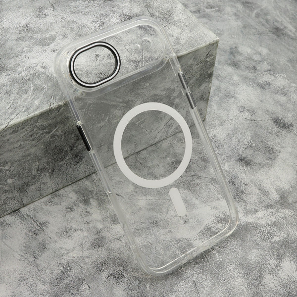 Futrola COLOR RING MagSafe za iPhone AIR (6.6) bela