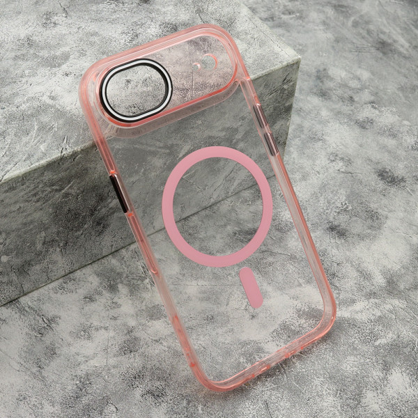 Futrola COLOR RING MagSafe za iPhone AIR (6.6) roze