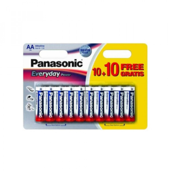PANASONIC baterije LR03EPS/20BW-AAA  Alkalne Everyday1/ 20 kom