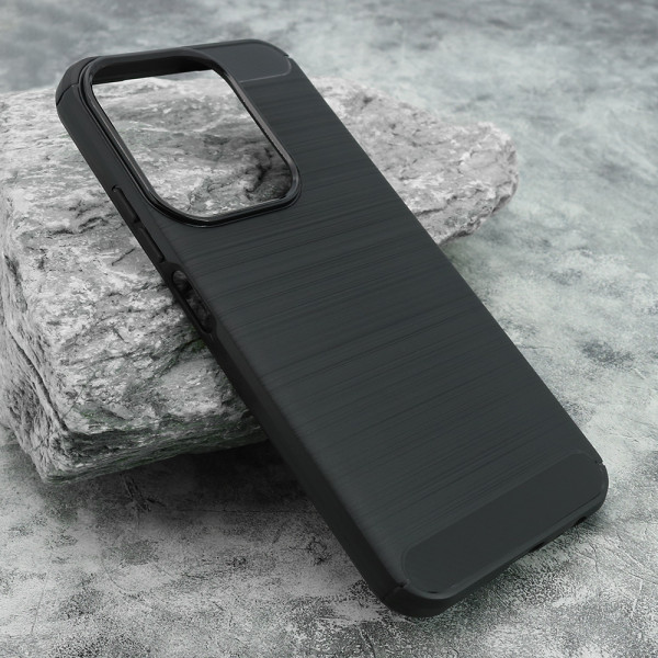 Futrola silikon BRUSHED za Xiaomi Redmi 15C 4G 173mm (EU)/Redmi 15C 5G 173mm crna