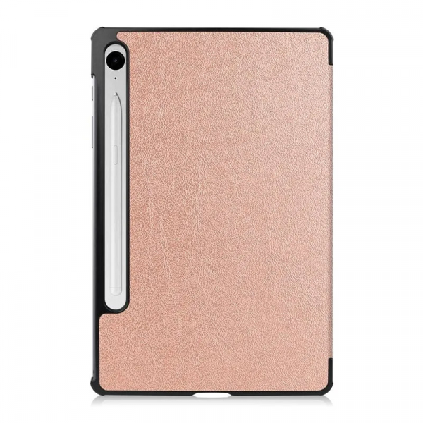 Maska na preklop Tablet Stripes za Samsung Tab S10 Lite/ X406B roze