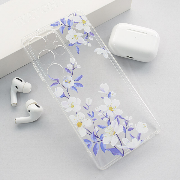 Maska Nanobit Print za Samsung S25 Ultra/ S938B White Blossom