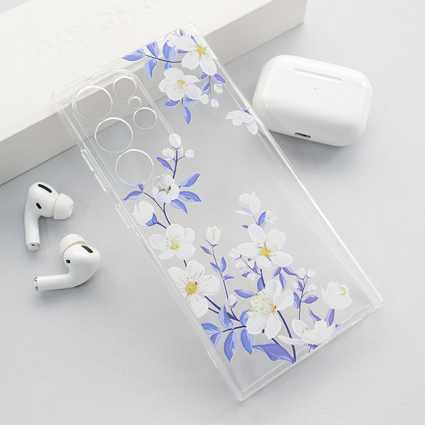 Maska Nanobit Print za Samsung S24 Ultra/ S928B White Blossom