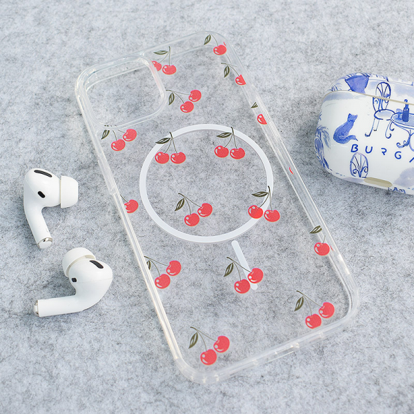 Maska Mag Case Nanobit Print za iPhone 13 Sweet Cherry