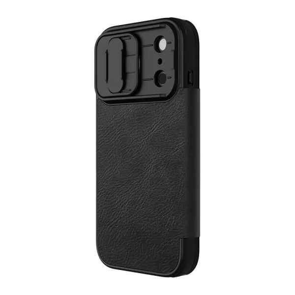 Maska na preklop Nillkin Qin Pro za iPhone 17 Pro crna