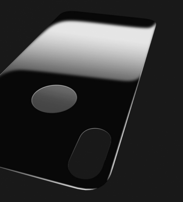 Usams 3D Glass Film (zadnje) 0.33mm US-BH375 iPhone X crno