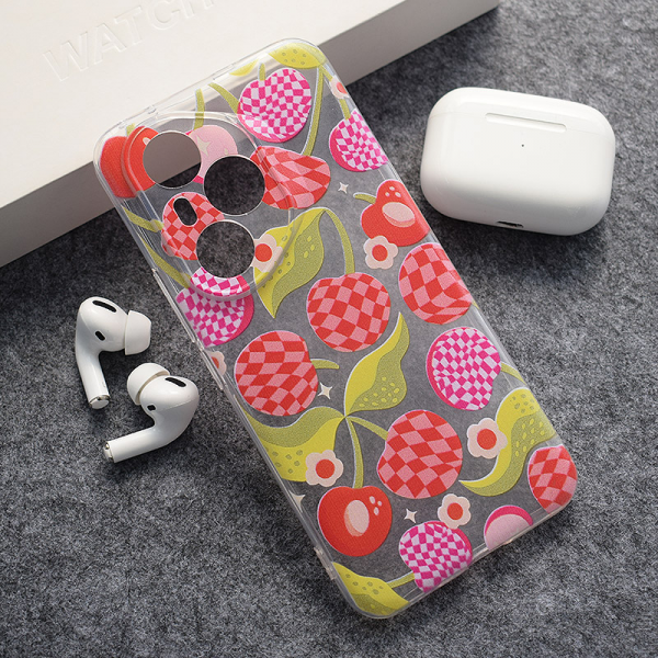 Maska Nanobit Print za Honor 400 Pro Checkered Cherries