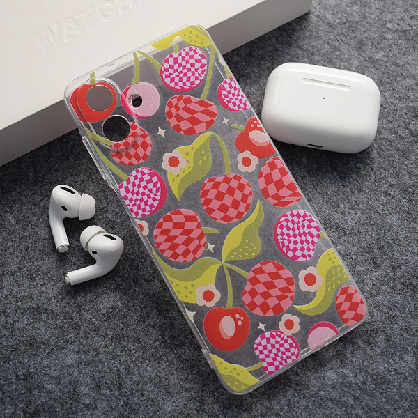 Maska Nanobit Print za Samsung A07/ A075F Checkered Cherries