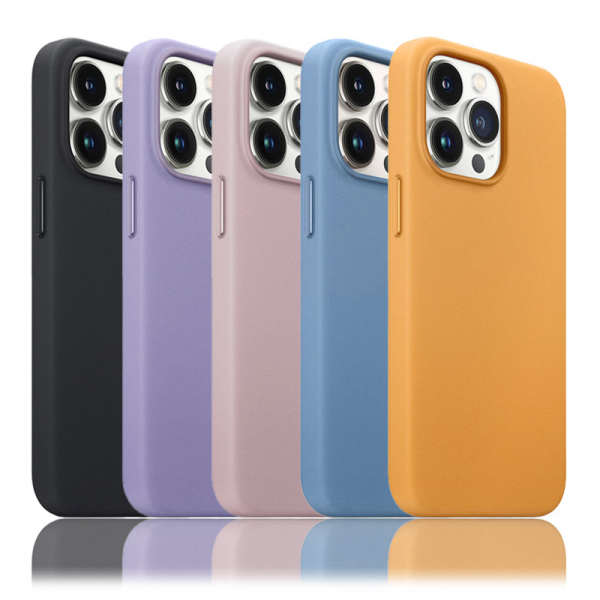 Maska Beautiful Shine Leather za iPhone 17 Pro crna