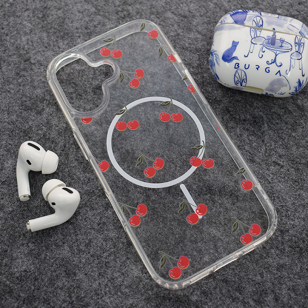 Maska Mag Case Nanobit Print za iPhone 17 Sweet Cherry