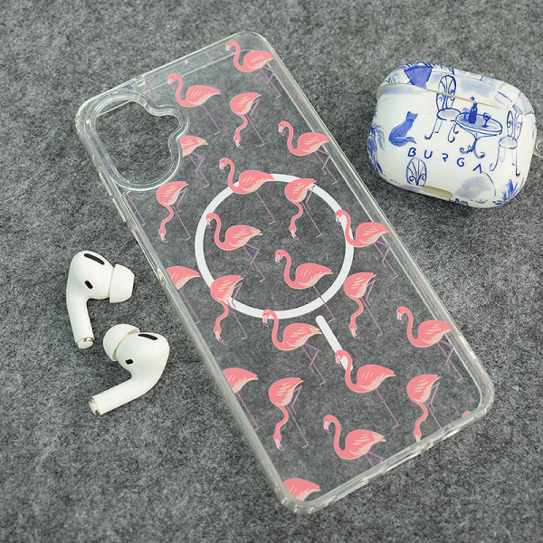 Maska Mag Case Nanobit Print za Samsung A07/ A075F Tropical Flamingos