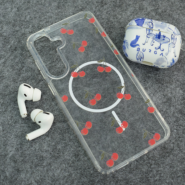 Maska Mag Case Nanobit Print za Samsung S25 FE/S731B Sweet Cherry