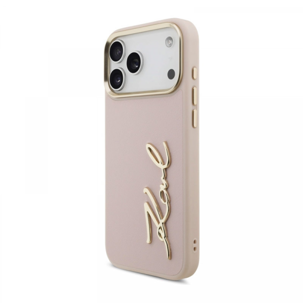 Maska Karl Lagerfeld Karl Script Logo Case za iPhone 17 Pro Max pink