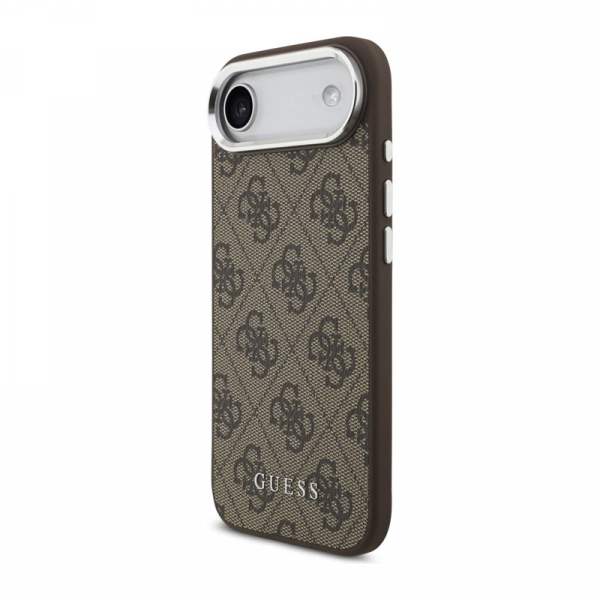 Maska Guess Hardcase 4G Classic Logo za MagSafe braon