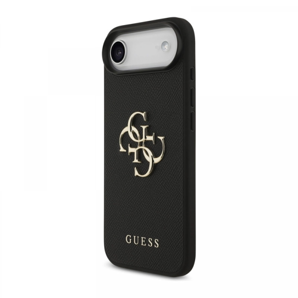 Maska Guess Grained Big 4G & Classic Logo do Apple za iPhone Air crna