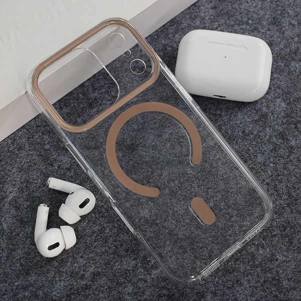 Maska Berlia Sheen Mag Case za iPhone 17 Pro Max zlatna