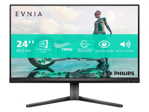 Monitor PHILIPS 24M2N3200S/00 23,8''/IPS/1920x1080/180Hz/1ms GtG/HDMIx2,DP/zvučnici/VESA/crna
