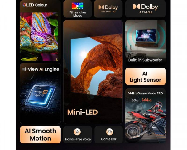 HISENSE 65 inča 65U7Q ULED 4K UHD Smart TV