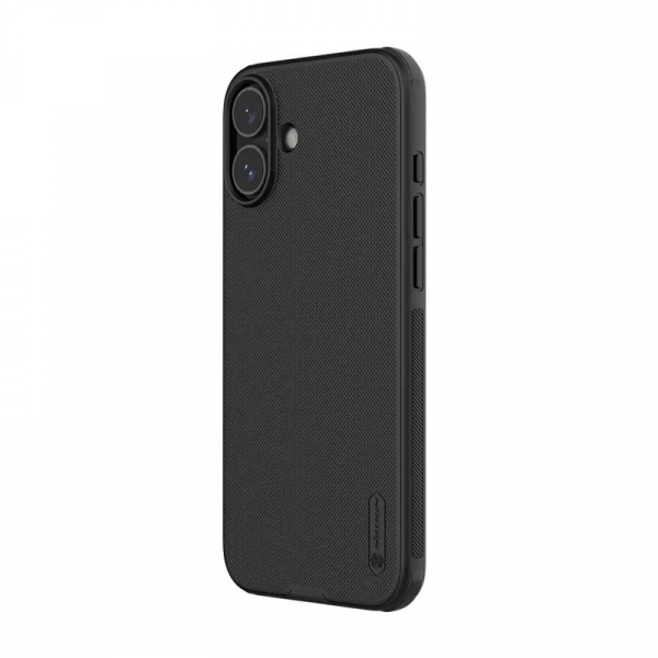 Maska Nillkin Super Frosted Shield Pro za iPhone 16 (bez otvora za logo) crna