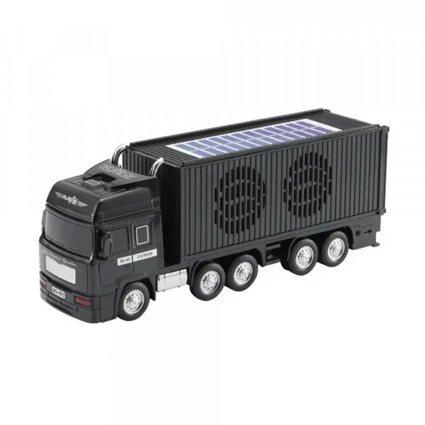 Zvucnik bluetooth WS-691 sa solarnim punjenjem kamion crni