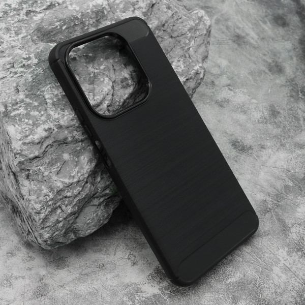 Futrola silikon BRUSHED za Honor X7d/Honor Smart 400 4G crna