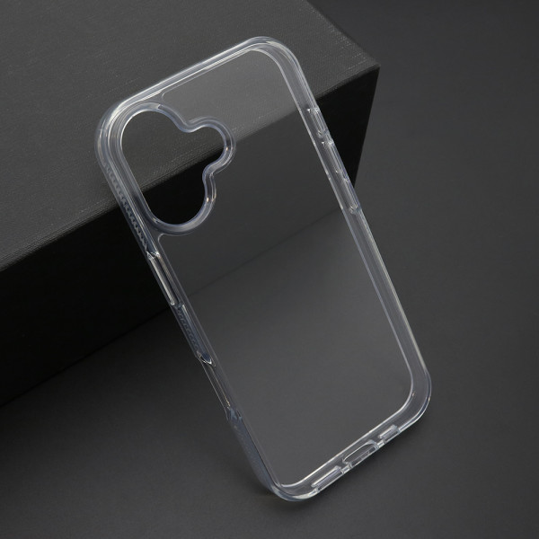 Futrola COLOR FRAME za iPhone 17 (6.3) srebrna (providna)