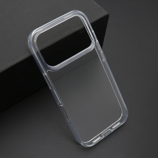 Futrola COLOR FRAME za iPhone 17 Pro (6.3) srebrna (providna)