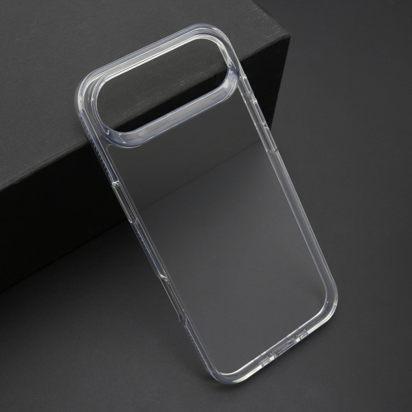 Futrola COLOR FRAME za iPhone AIR (6.6) srebrna (providna)