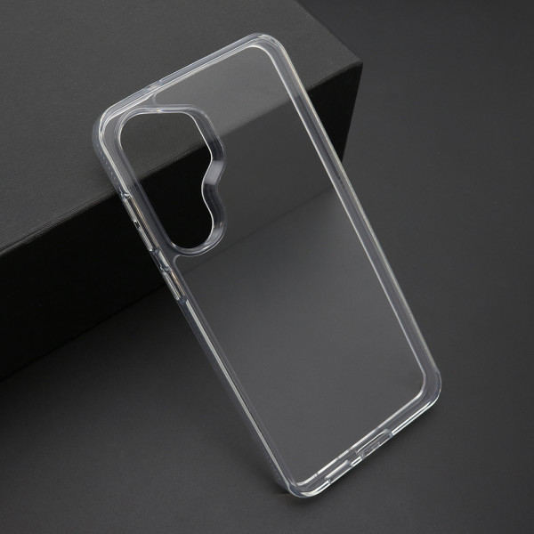 Futrola COLOR FRAME za Samsung S731B Galaxy S25 FE srebrna (providna)