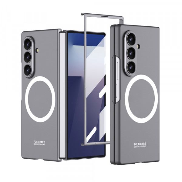 Futrola COLOR MagSafe za Samsung F966B Galaxy Z Fold 7 5G siva (GKK case)