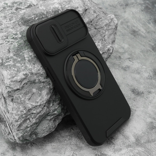 Futrola DEFENDER CAMSHIELD za iPhone 13 (6.1) crna