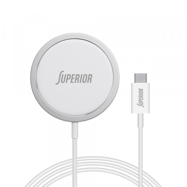 Bezicni punjac Magsafe Superior SU-0207 15W sa Type C kablom beli