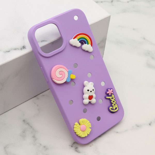 Futrola TOY za iPhone 13 (6.1) ljubicasta
